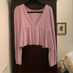 Urban Outfitters V Neck Crop Top